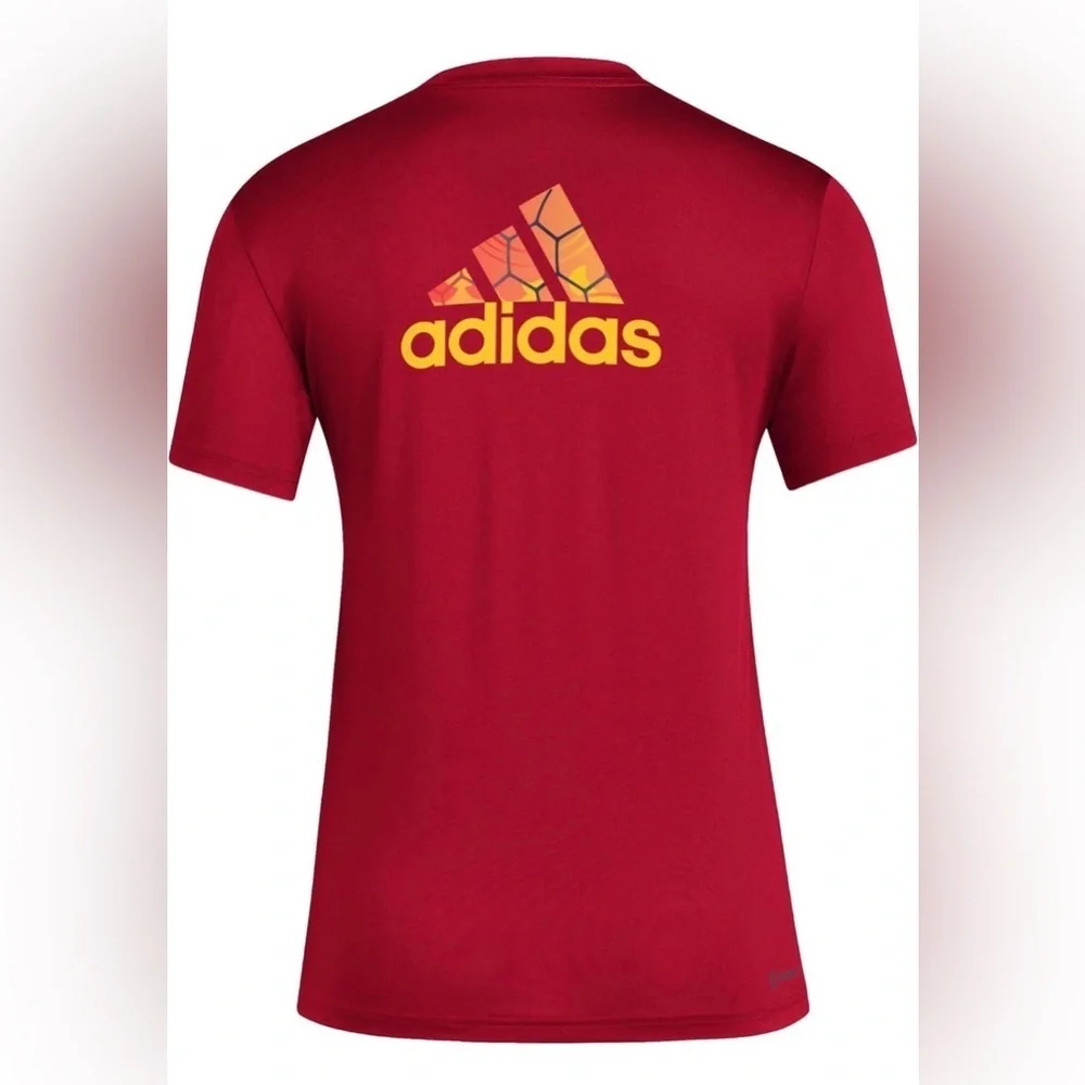 Adidas Real Salt Lake Red Women’s T-Shirt Size Large T NWT